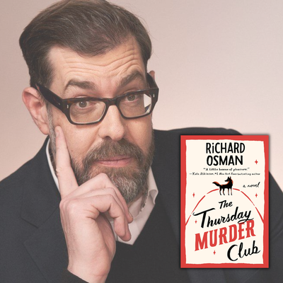 Richard Osman i "The Thursday murder club".