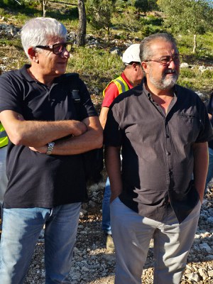 El primer tinent d'Alcalde, Fernando Cerpa, i el regidor d'Urbanisme i Obres, Ramon Escolá / REDACCIÓ