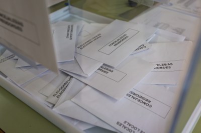 Imatge de les eleccions municipals de maig de 2019 / RAMON JOSA.