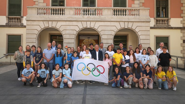 Imatge de la inauguració dels Jocs Olímpics Escolars