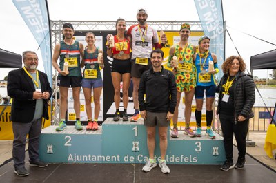 Guanyadors i guanyadores Marató per parelles / ORIOL PAGÈS
