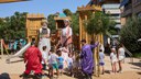 La nova àrea de jocs infantils de la plaça Catalunya és una realitat