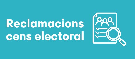 Reclamacions cens electoral.