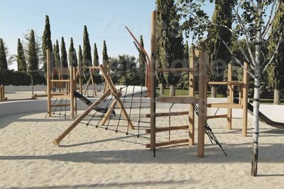 Render del futur Parc dels Xiprers Render del futur Parc dels Xiprers