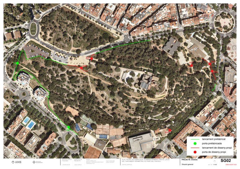 Tancament perimetral Parc del Castell