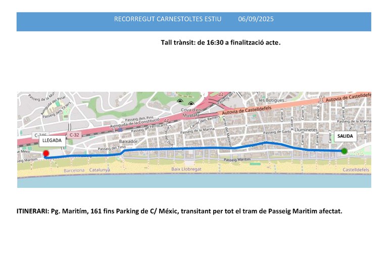 Afectació trànsit Carnaval d'Estiu 6.9.25 POLICIA LOCAL.jpg Mapa Paseo Marítimo cortado