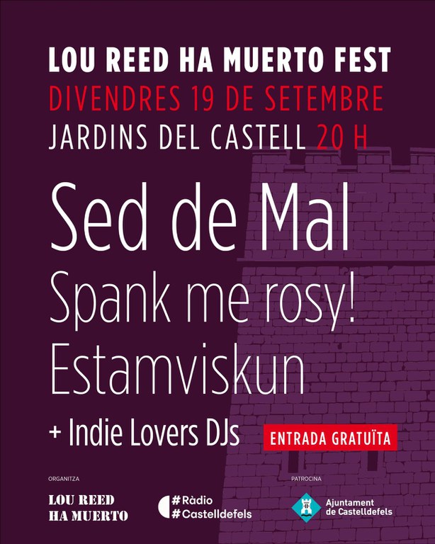 Lou Reed ha muerto Fest 19.9.25 cartell.jpeg Lou Reed ha muerto Fest 19.9.25 cartell.jpeg
