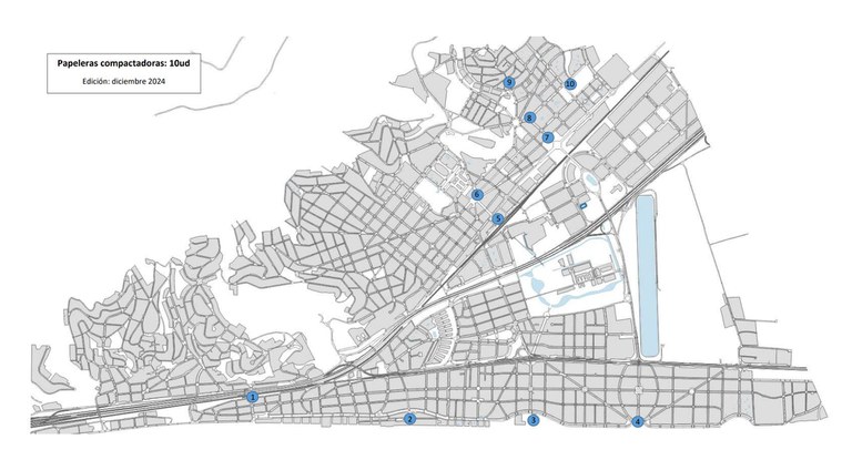 Mapa Papereres compactadores