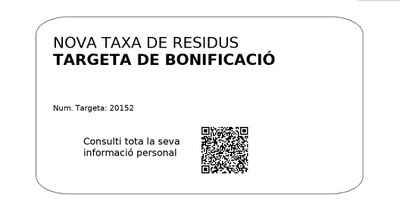 Tarjeta residuos Ejemplo