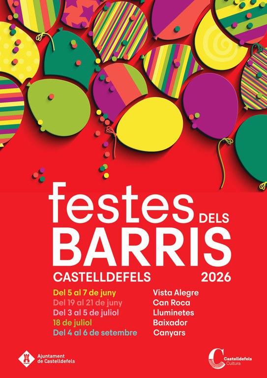 Cartell de Festes dels Barris 2026