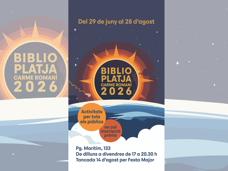 Llibres, jocs i espectacles a la Biblioplatja!