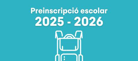 Preinscripcions 2025-2026.