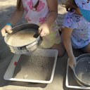 Experimentemos con la arena y el agua de  mar