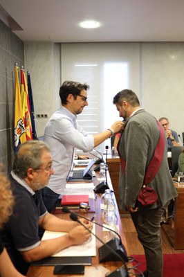 Toma de posesión del nuevo concejal Cristian Hundamal / REDACCIÓN
