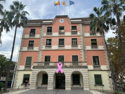 El Ayuntamiento luce el lazo rosa / REDACCIÓN.