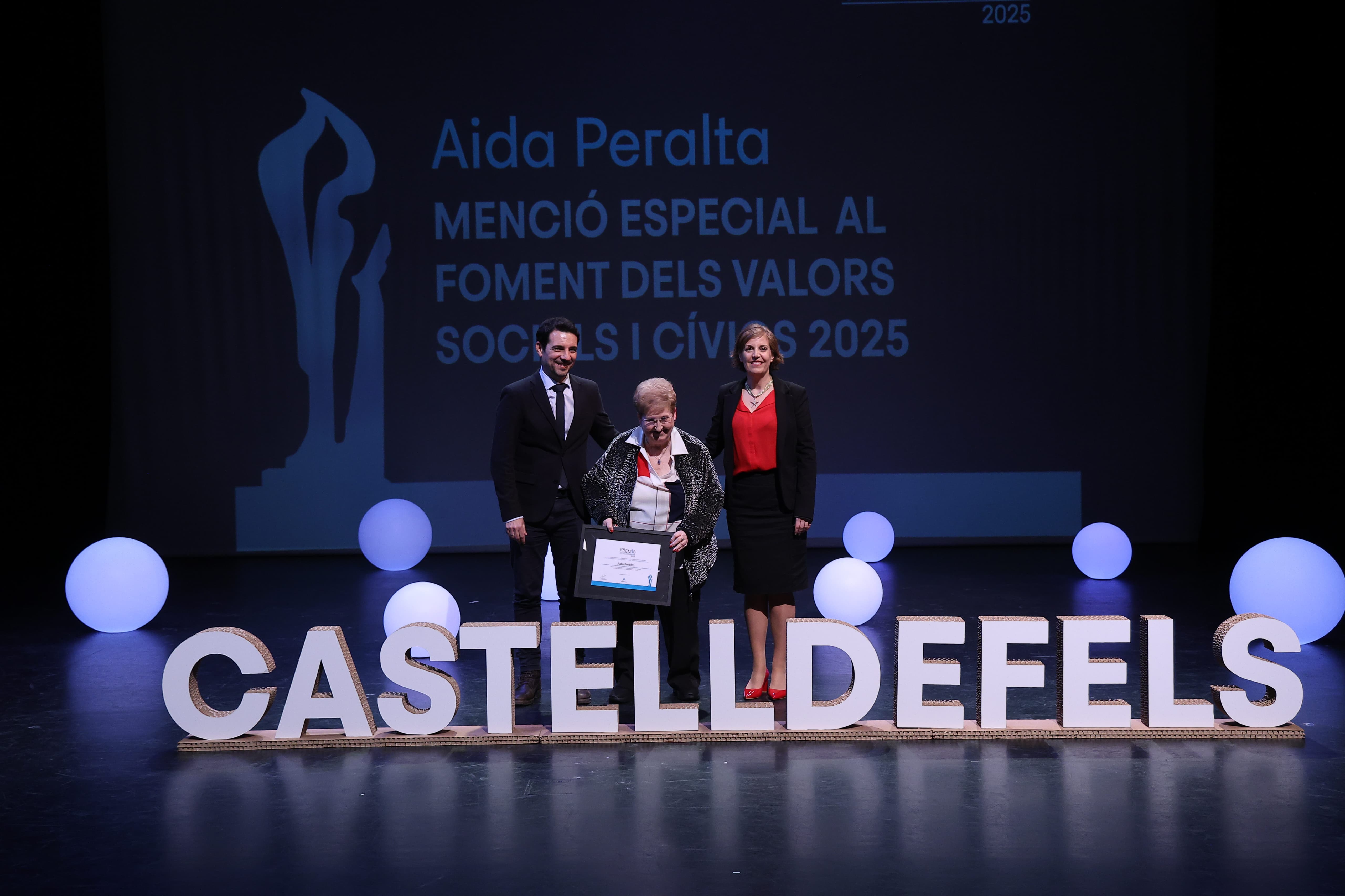 Aida Peralta, mención especial en la categoría Fomento de Valores Sociales y Cívicos / ORIOL PAGÈS
