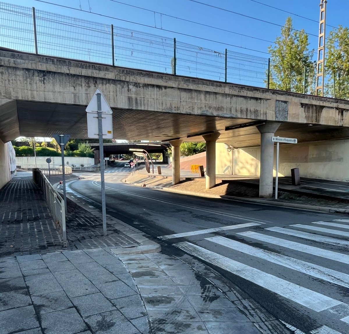 Puente de avenida Málaga, reabierto / POLICÍA LOCAL