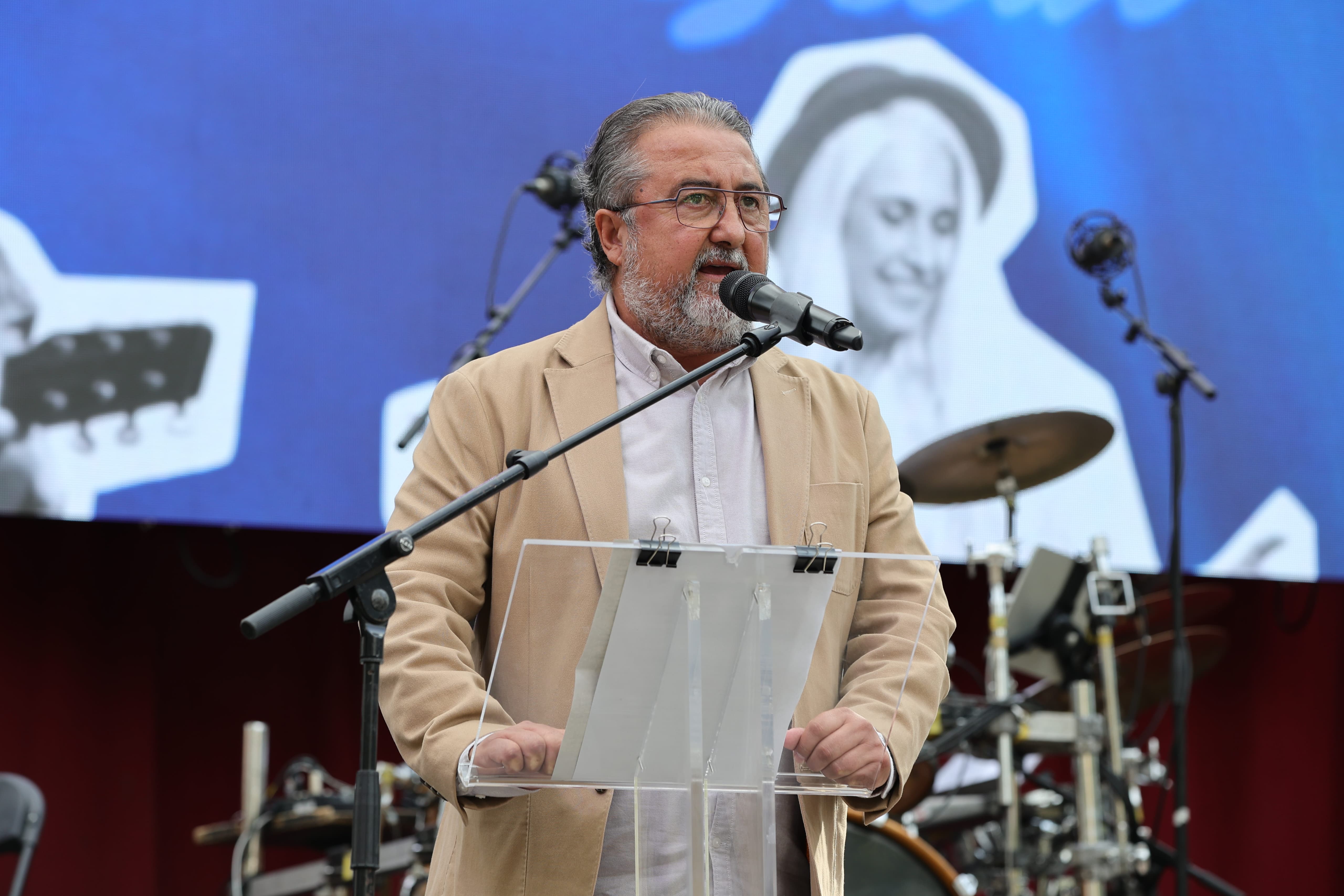 Discurso del Primer Teniente de Alcaldía y concejal de Gente Mayor, Nico Cerpa / ORIOL PAGÈS