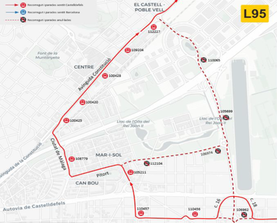 Afectación Maratón Mediterráneo buses - plano 3