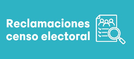 Reclamaciones censo electoral.