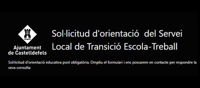 Solicitud de orientación educativa postobligatoria del Servei Local de Transició Escola-Treball.
