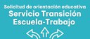 Solicitud de orientación educativa postobligatoria del Servei Local de Transició Escola-Treball