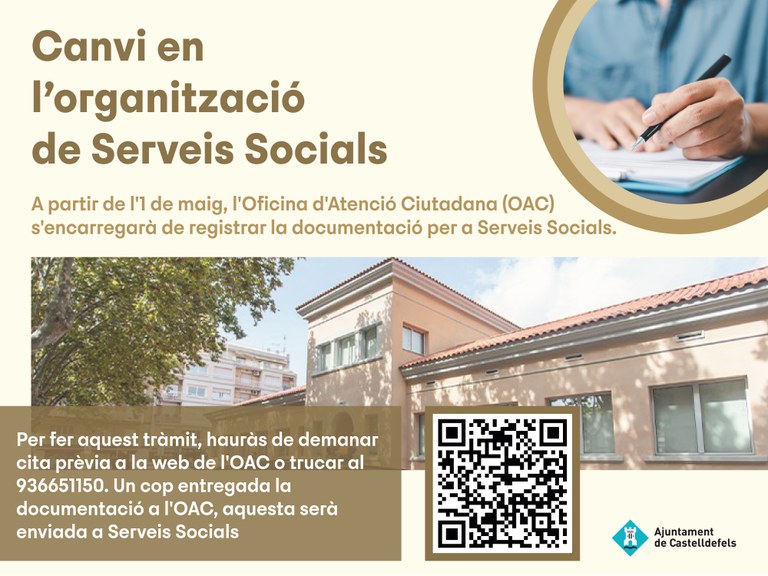 Cambio en la organización de Servicios Sociales.